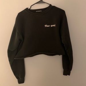 Brandy Melville cropped sweatshirt